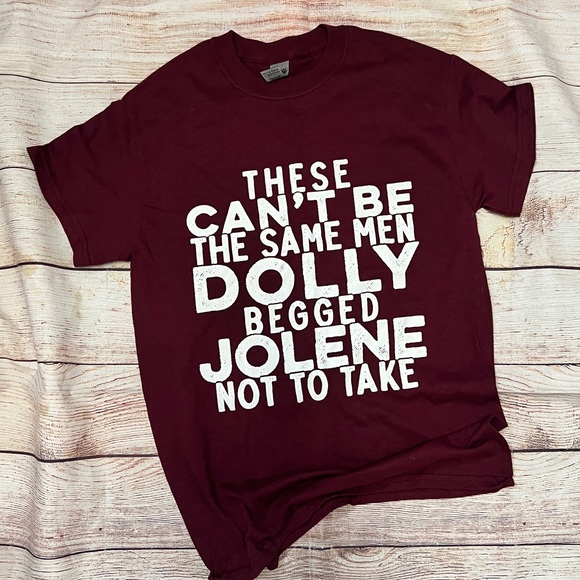 Tops - These Can't Be The Same Men Dolly and Jolene T-Shirt